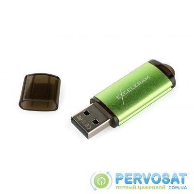 USB флеш накопитель eXceleram 32GB A3 Series Green USB 2.0 (EXA3U2GR32)