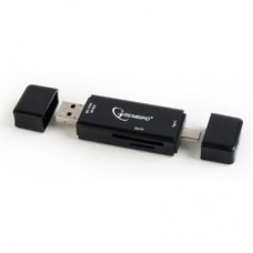 Зчитувач флеш-карт GEMBIRD USB/micro USB SD/TF (UHB-CR3IN1-01) Зчитувач флеш-карт GEMBIRD USB/micro USB SD/TF (UHB-CR3IN1-01)