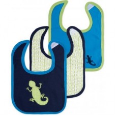 Слинявчик Luvable Friends 3 шт для хлопчиків, синьо-зелений (90232) Слинявчик Luvable Friends 3 шт для хлопчиків, синьо-зелений (90232)
