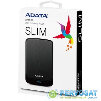 Жорсткий диск ADATA 2.5&quot; USB 3.2 5TB HV320 Black