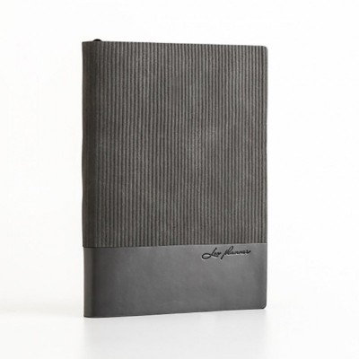 Тижневик Leo planner недатований Velvet A6 PU 352 сторінки Сірий (252035)