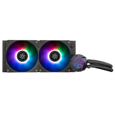 Система рідинного оxолодження  SilverStone Vida VD240-SLIM, LGA1700, 2066, 2011, 1200, 115x, AM5, AM4, TDP200W,