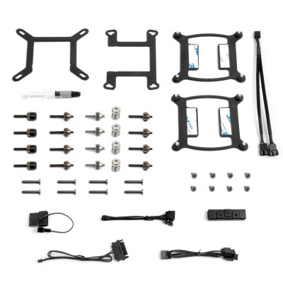 Система рідинного оxолодження  SilverStone Vida VD240-SLIM, LGA1700, 2066, 2011, 1200, 115x, AM5, AM4, TDP200W,