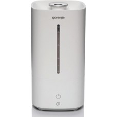 Зволожувач повітря Gorenje H45W/ 5 л/ 20 м2/ ультразвуковий/ автовідключення/холодна пара/білий Зволожувач повітря Gorenje H45W/ 5 л/ 20 м2/ ультразвуковий/ автовідключення/холодна пара/білий