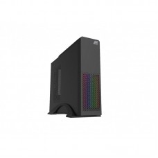 Корпус 2E S613-400, з БЖ 2E 400W-SFX, 1хUSB TYPE-C, 1xUSB3.0, 1x80mm, Micro ATX/ Desktop, чорний