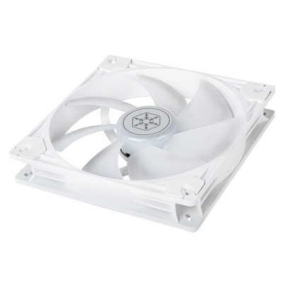 Корпусний вентилятор SilverStone Vista VS140W ARGB, 140мм, 1600rpm, 4pin PWM, 3 pin +5V ARGB, 30.8dBa, білий