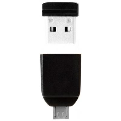 USB флеш накопитель Verbatim 16GB OTG Black USB 2.0 (49821)