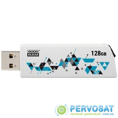 USB флеш накопитель GOODRAM 128GB UCL2 Click White USB 2.0 (UCL2-1280W0R11)