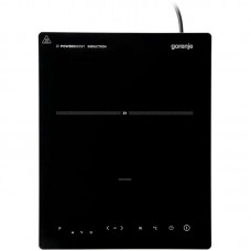 Плитка настільна Gorenje індукційна, комфорок - 1 на 2кВт, керування - сенсорне, таймер, чорний Плитка настільна Gorenje індукційна, комфорок - 1 на 2кВт, керування - сенсорне, таймер, чорний