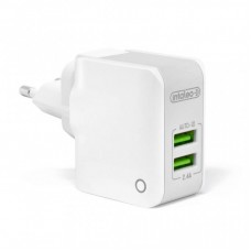 Зарядний пристрій Intaleo TCA242 (2USB2,4A) (white) (1283126477492) Зарядний пристрій Intaleo TCA242 (2USB2,4A) (white) (1283126477492)