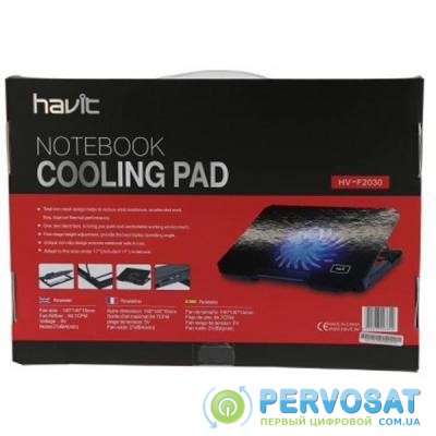 Подставка для ноутбука Havit HV-F2030 USB black (23353)