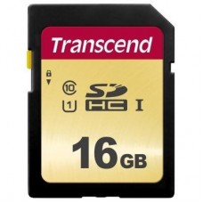 Карта пам'яті Transcend 16GB SDHC class 10 UHS-I U1 (TS16GSDC500S) Карта пам'яті Transcend 16GB SDHC class 10 UHS-I U1 (TS16GSDC500S)