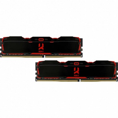 Модуль памяти для компьютера DDR4 32GB (2x16GB) 3000 MHz Iridium X Black GOODRAM (IR-X3000D464L16/32GDC)