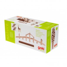 Конструктор дерев'яний goki Будівельні блоки натуральний Конструктор дерев'яний goki Будівельні блоки натуральний