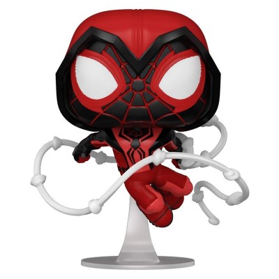 Funko Коллекционная фигурка Funko POP! Bobble Marvel Games Miles Morales Miles Crimson Cowl Suit 50155