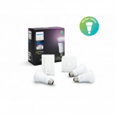 Розумна лампочка Philips Стартовий комплект Hue Color, E27 3шт (929002216825) Розумна лампочка Philips Стартовий комплект Hue Color, E27 3шт (929002216825)