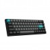 Клавіатура механічна Akko 3068B Plus Black&amp;Cyan 68Key,CS Jelly Pink, BT/WL/USB-A, EN/UKR, RGB, Чорний