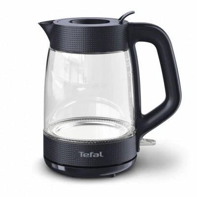 Електрочайник Tefal Morning Glass Kettle, 1.7л, скло, з підсвіткою, чорний