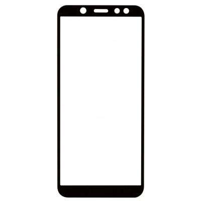 Стекло защитное MakeFuture для Samsung A6 2018 Black Full Cover Full Glue (MGFCFG-SA618B)