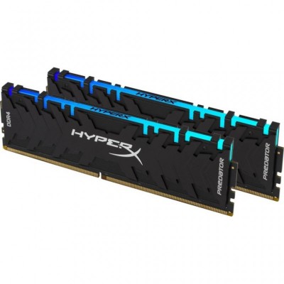 Модуль памяти для компьютера DDR4 16GB (2x8GB) 4000 MHz XMP HyperX Predator RGB Kingston Fury (ex.HyperX) (HX440C19PB4AK2/16)