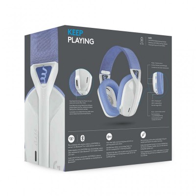 Навушники Logitech G435 Lightspeed Wireless Gaming Headset White (981-001074)