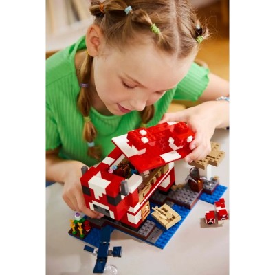 Конструктор LEGO Minecraft Грибний будинок