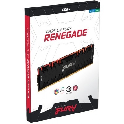 Пам'ять ПК Kingston DDR4 16GB 3200 FURY Renegade RGB