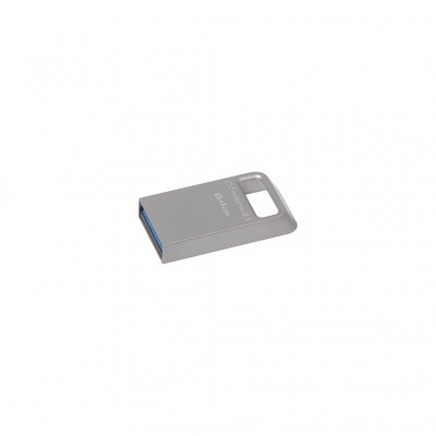 Накопичувач Kingston 64GB USB 3.2 Gen1 DT Micro R200MB/s Metal