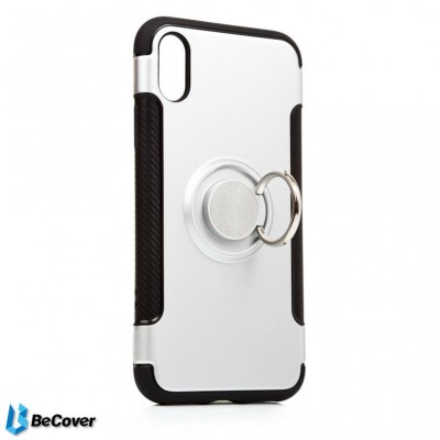 Чехол для моб. телефона BeCover Magnetic Ring Stand Apple iPhone X/XS Silver (701785) (701785)