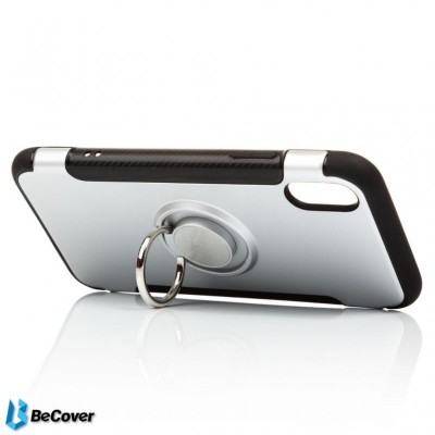Чохол до моб. телефона BeCover Magnetic Ring Stand Apple iPhone X/XS Silver (701785) (701785)