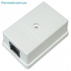 Розетка мережева Atcom RJ45 x1 UTP 5e (15253) Розетка мережева Atcom RJ45 x1 UTP 5e (15253)