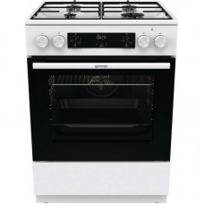 Плита Gorenje комбінована, 71л, 60x60см, дисплей, емальовані реш, програматор IconLed, білий Плита Gorenje комбінована, 71л, 60x60см, дисплей, емальовані реш, програматор IconLed, білий