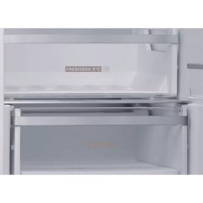 Холодильник Whirlpool з нижн. мороз., 201x59.5х66.3, холод.відд.-251л, мороз.відд.-97л, 2дв., А+++, NF, інв., дисплей, зона нульова, бронзовий