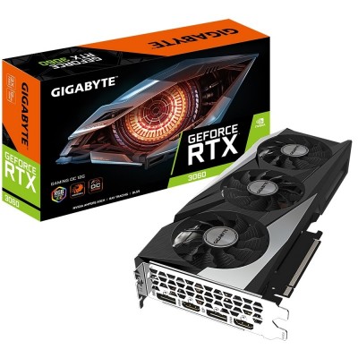 Відеокарта GIGABYTE GeForce RTX 3060 12GB GDDR6 GAMING OC 2.0