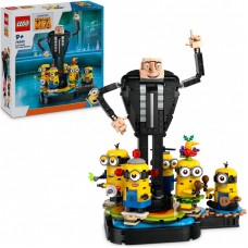 Конструктор LEGO Despicable Me 4 Ґру й посіпаки з кубиків Конструктор LEGO Despicable Me 4 Ґру й посіпаки з кубиків