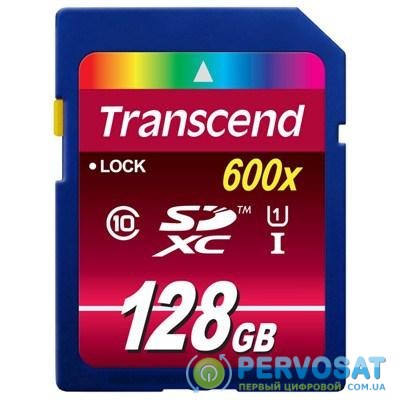 Карта памяти Transcend 128Gb SDXC class 10 UHS-I Ultimate (TS128GSDXC10U1)