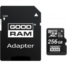 Карта пам'яті GOODRAM 256GB microSDXC class 10 UHS-I (M1AA-2560R12) Карта пам'яті GOODRAM 256GB microSDXC class 10 UHS-I (M1AA-2560R12)
