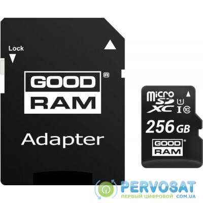 Карта памяти GOODRAM 256GB microSDXC class 10 UHS-I (M1AA-2560R12)