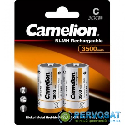 Аккумулятор Camelion C 3500mAh Ni-MH * 2 R14-2BL (NH-С3500BP2)