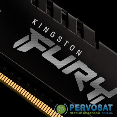 Модуль памяти для компьютера DDR4 16GB (2x8GB) 2666 MHz Fury Beast Black HyperX (Kingston Fury) (KF426C16BBK2/16)