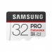 Карта пам’яті Samsung 32GB microSDHC C10 UHS-I R100/W30MB/s PRO Endurance + SD адаптер