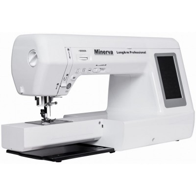 Швейна машина МINERVA LongArm Professional ,комп'ютеризована, 90Вт, 500 шв.оп., петля автомат, білий