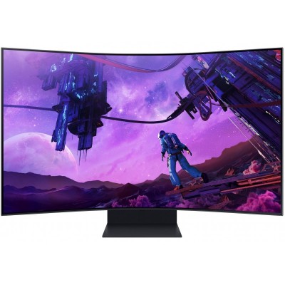 Монітор Samsung 55" Odyssey Ark 4xHDMI, USB, VA, 3840x2160, 32:9, 165Hz, 1ms, CURVED