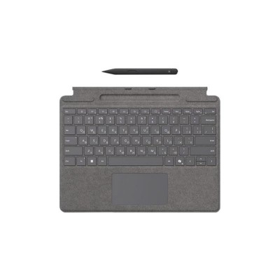 Клавіатура для планшета Surface Pro 8 - 11, Pro X зі стілусом, UKR/ENG, платинова