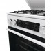 Плита Gorenje комбінована, 70л, 50x60см, дисплей, емальовані реш, програматор IconLed, кришка-метал, білий