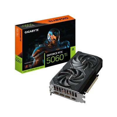 Відеокарта GIGABYTE GeForce RTX 5060 Ti 8GB GDDR7 WINDFORCE OC MAX