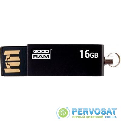 USB флеш накопитель GOODRAM 16GB Cube Black USB 2.0 (UCU2-0160K0R11)