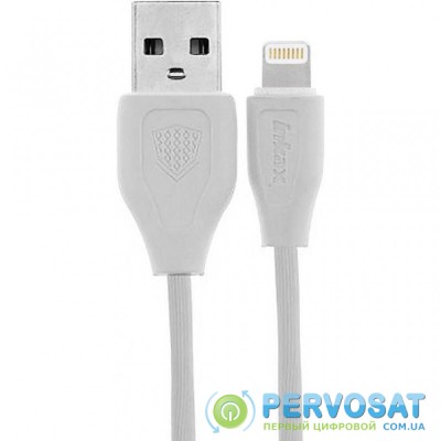 Дата кабель USB 2.0 AM to Lightning 0.2m CK-21 White INKAX (F_72185)