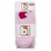 Колготки Bibaby для девочек с мишками розовые (68085-80/G-pink)