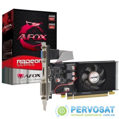 Відеокарта AFOX Radeon R5 220 2GB DDR3 64Bit DVI-HDMI-VGA low profile